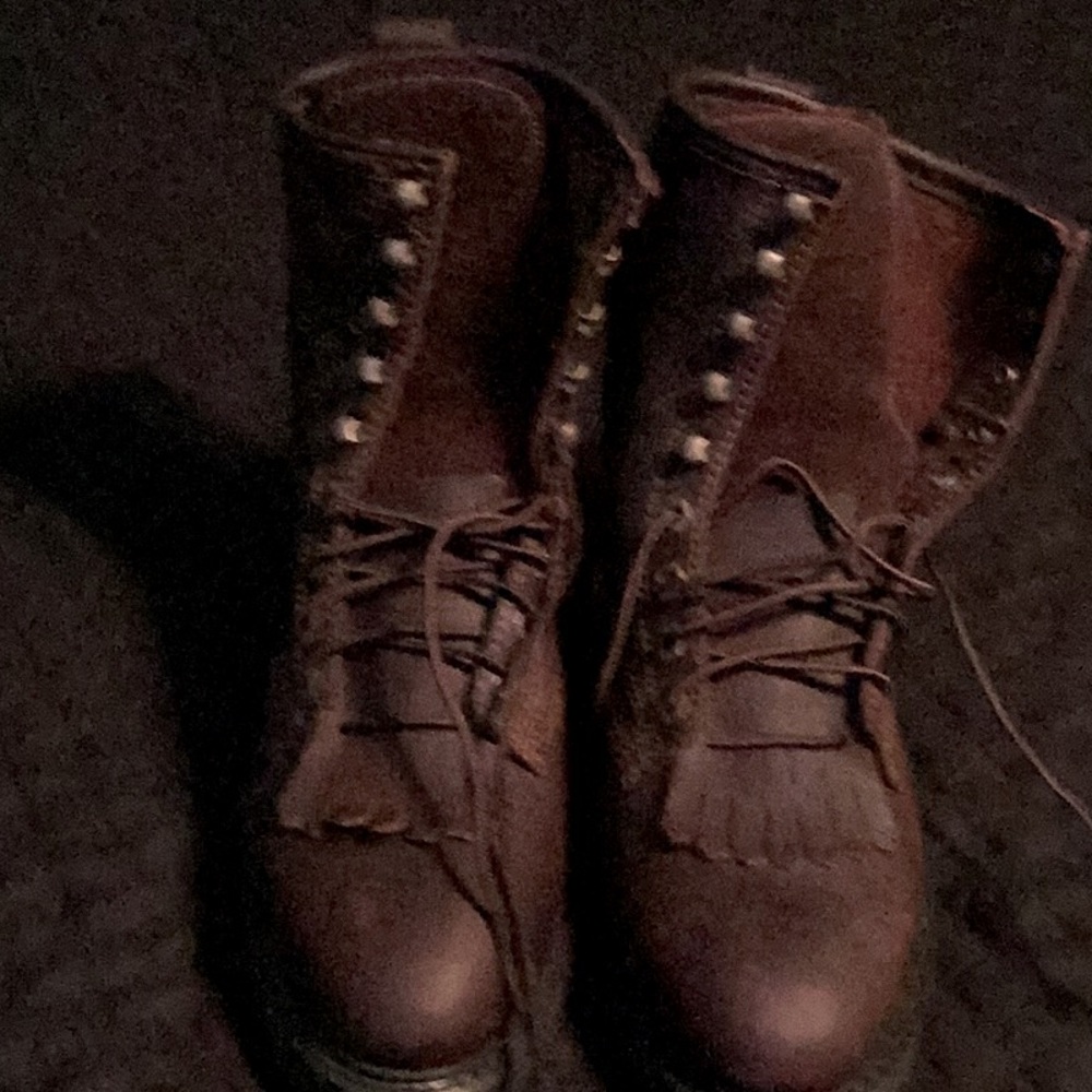 Masterson dress boots mens size 8 rich mahogany color oiled leather
